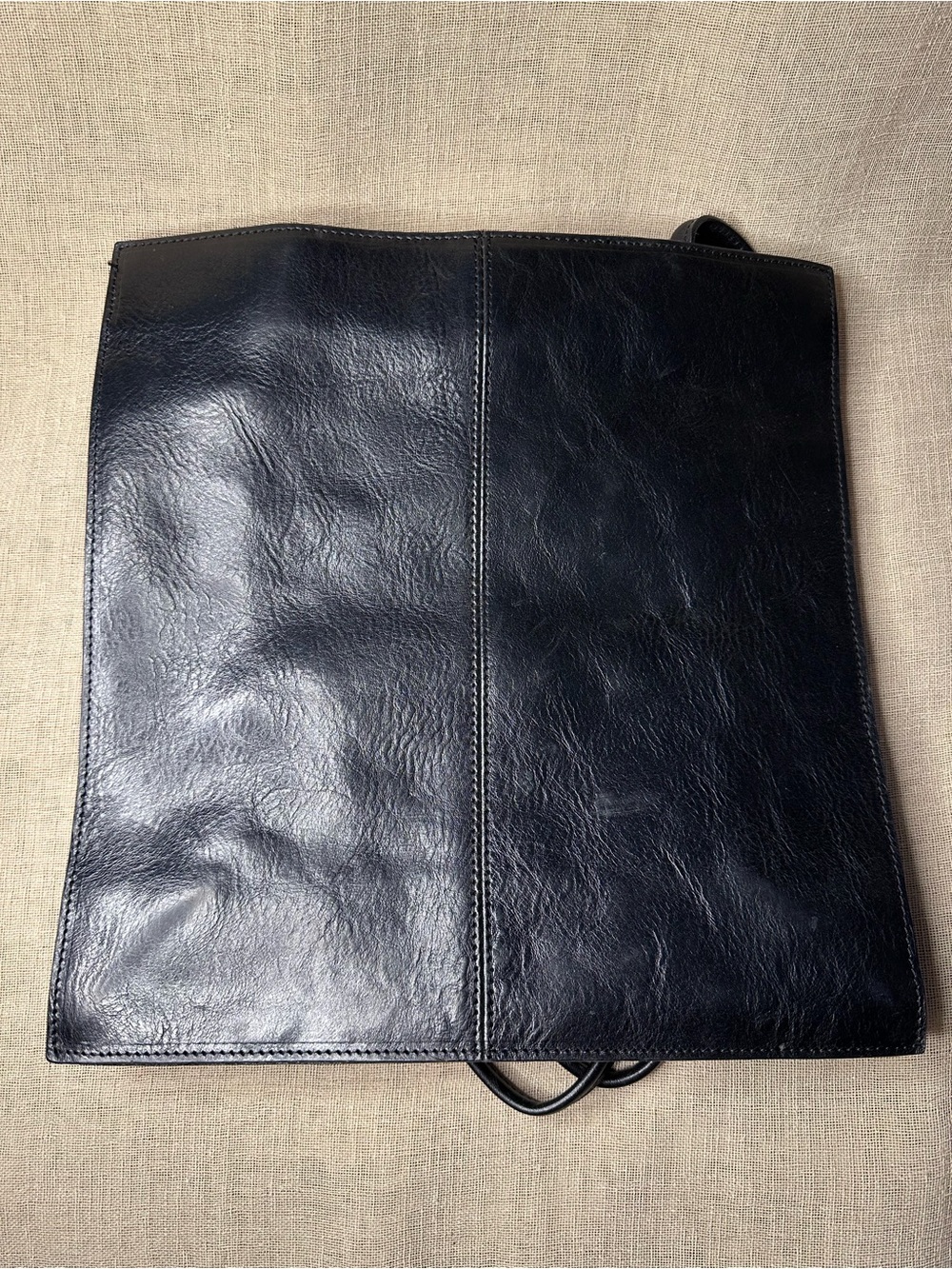Vintage Wilsons Leather Red Zebra Pony Hair Tote Bag & Matching Wallet Set Y2K - Picture 5 of 14
